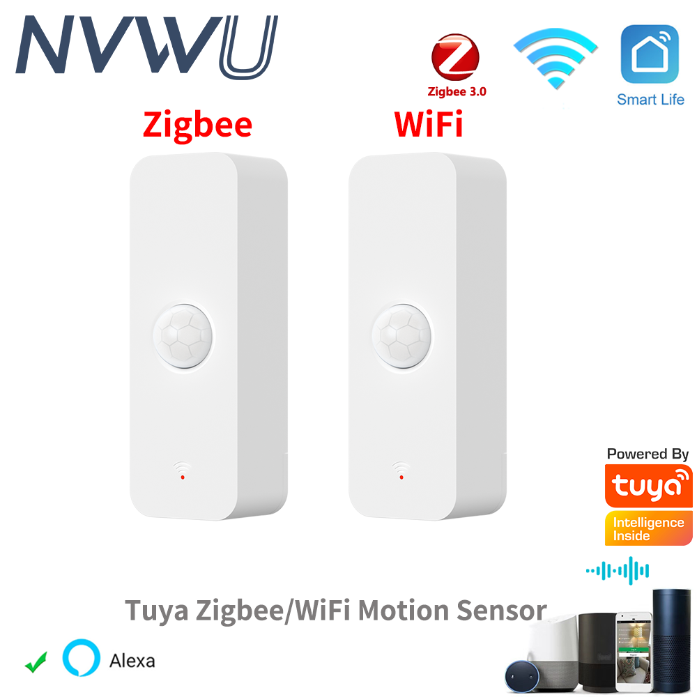 Smart Home Ikea - Tuya WiFi Zigbee PIR モーションセンサースマートホーム人体赤外線検出器セキュリティスマートライフは Alexa