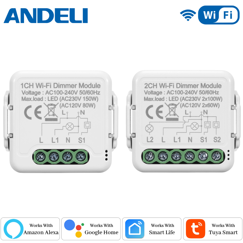 Smart Home Ikea - DIY Wifi スマート調光スイッチモジュール Tuya/Smartlife APP リモートコントロール