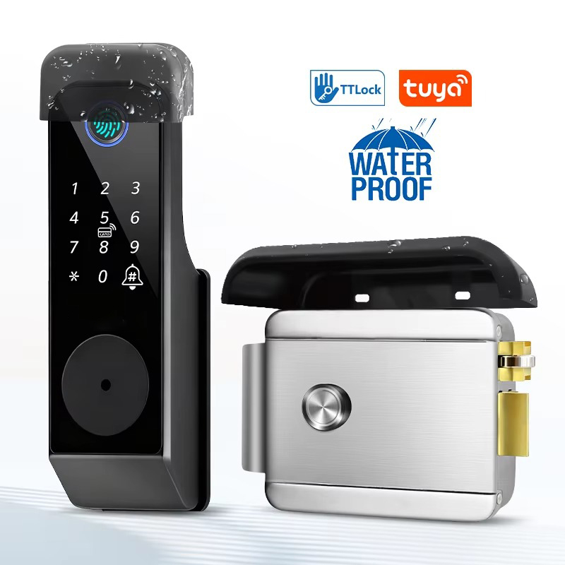 Smart Home Keyestudio - 防水指紋ロック Tuya Wifi リモートコントロール Bluetooth TTLock
