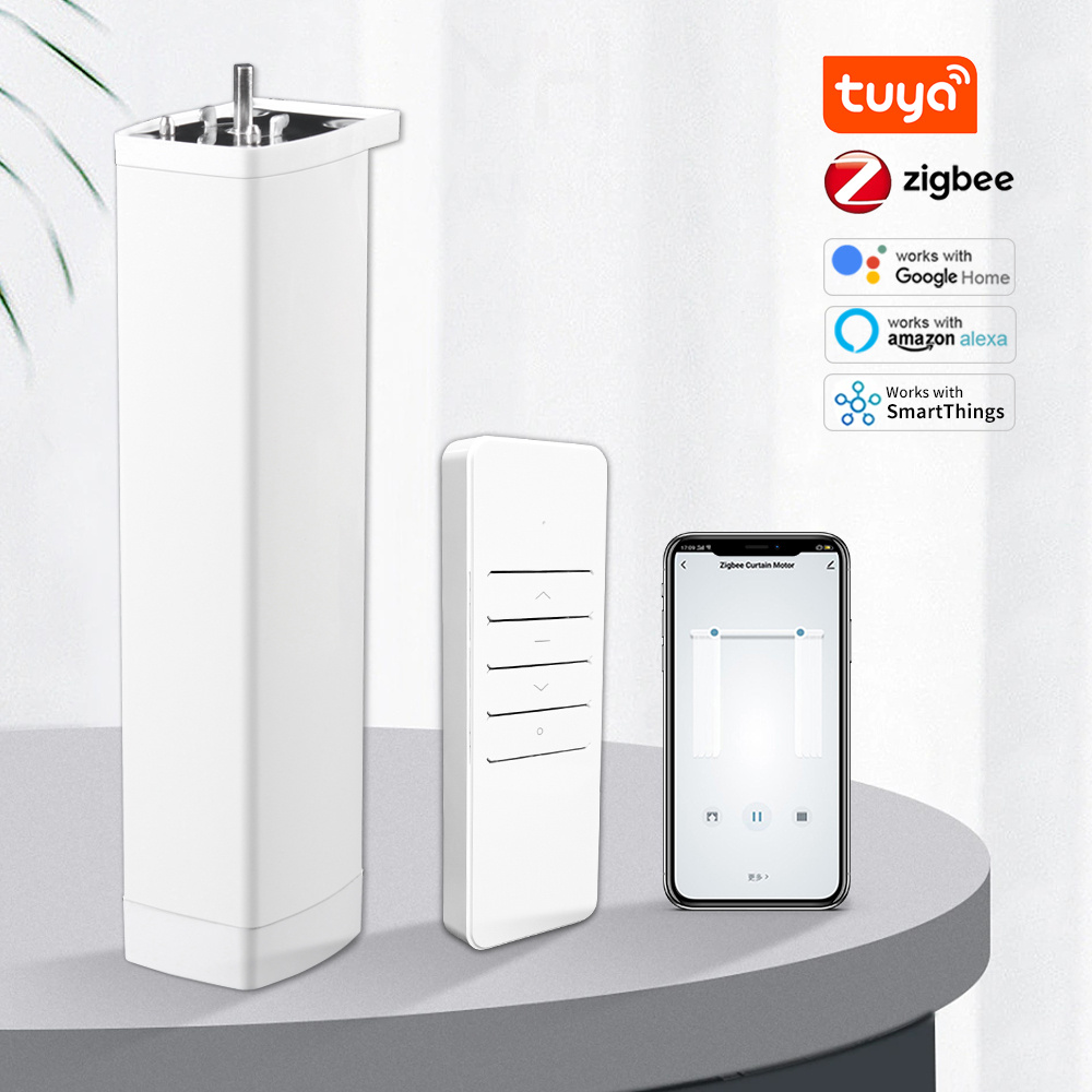 Smart Home Setup - スマート Tuya Zigbee 電気スマート自動ホームカーテンシャッターモーターサポート RF リモート