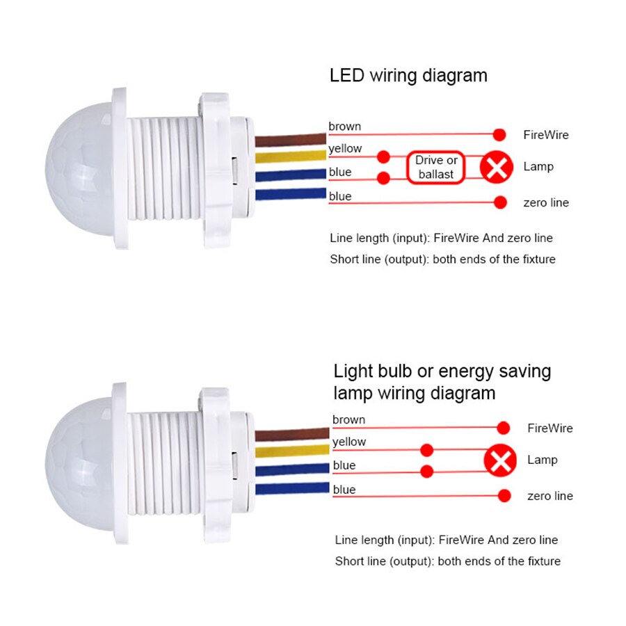 Smart Home Setup - PIR モーションセンサー検出器スマートスイッチ家庭用屋内屋外赤外線ライト 110V 220V 時間遅延モード調整照明スイッチ