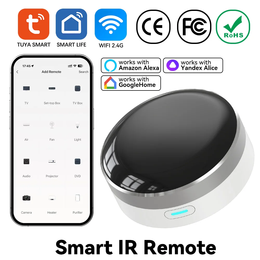 Smart Home Living - YFK WiFi スマート IR ブラスター ユニバーサル