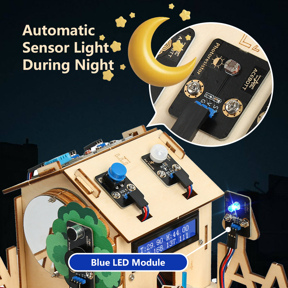 ACEBOTTスマートホームSTEM STEAMスターターキ - Smart Home Keyestudio のレビューと価格