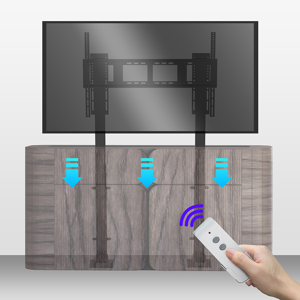 電動式自動システム搭載リビングルーム用電動テレビリフト、スマ - Smart Home Living のレビューと価格
