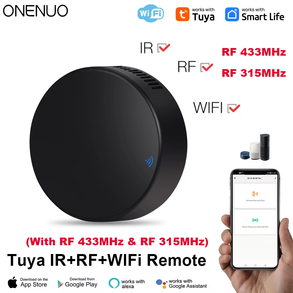 Tuya WiFi RF IR リモコン 433MHz/31 - Smart Home Ikea のレビューと価格