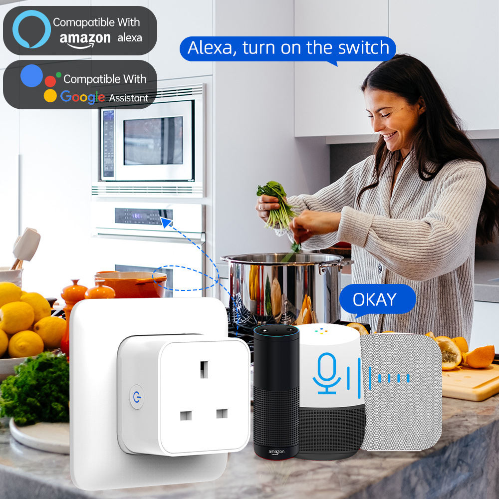 Tuya スマートソケット 16A/20A WiFi または - Smart Home Setup のレビューと価格