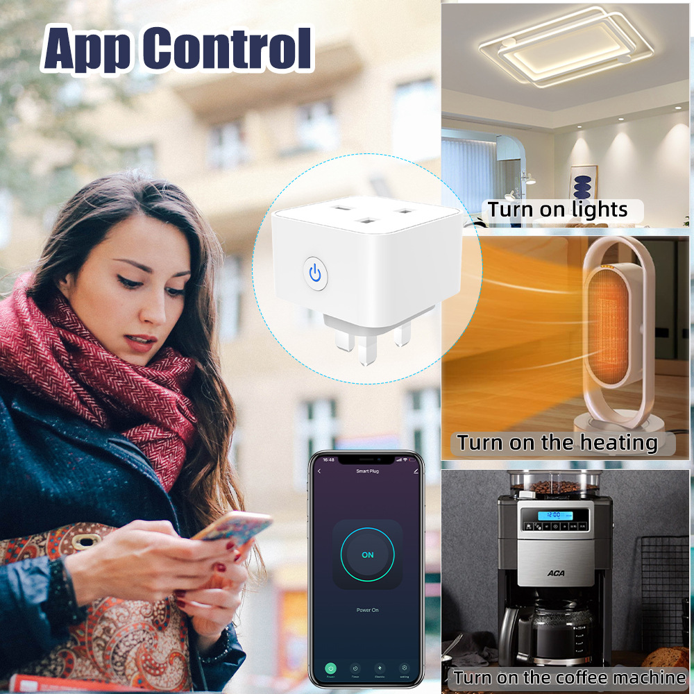 Tuya スマートソケット 16A/20A WiFi または - Smart Home Setup のレビューと価格