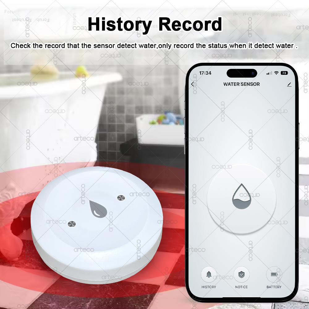 Tuya スマート Zigbee 水センサー 洪水水漏れ検出 - Smart Home Setup のレビューと価格