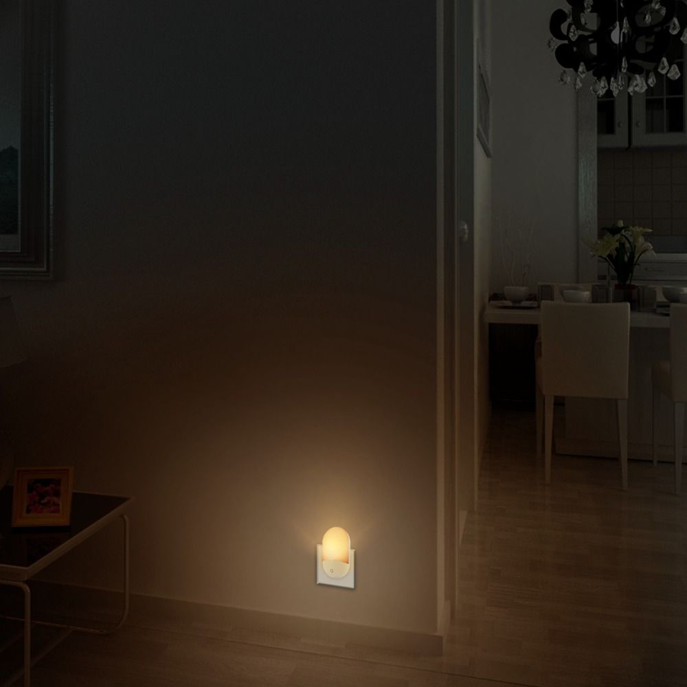 スマートセンサー付きLEDプラグインナイトライト ABS製  - Smart Baby Night Light のレビューと価格