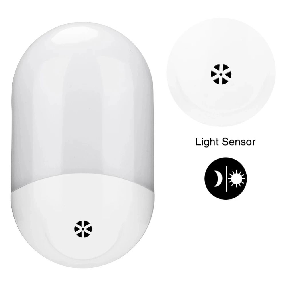スマートセンサー付きLEDプラグインナイトライト ABS製  - Smart Baby Night Light のレビューと価格