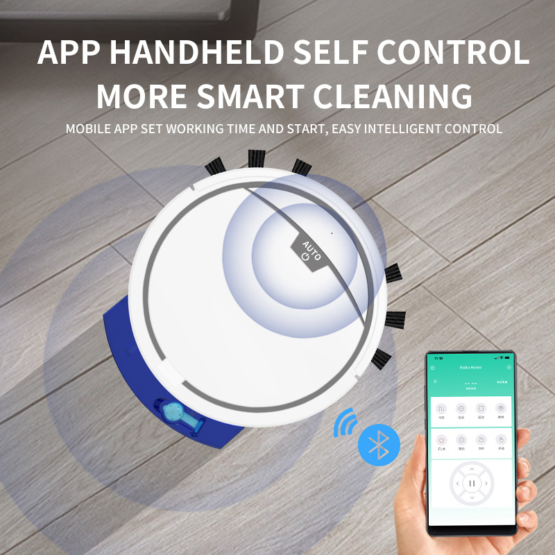 2800PA ロボット掃除機 スマートアプリ遠隔操作 ワイヤ - Smart Home Floor Plan のレビューと価格