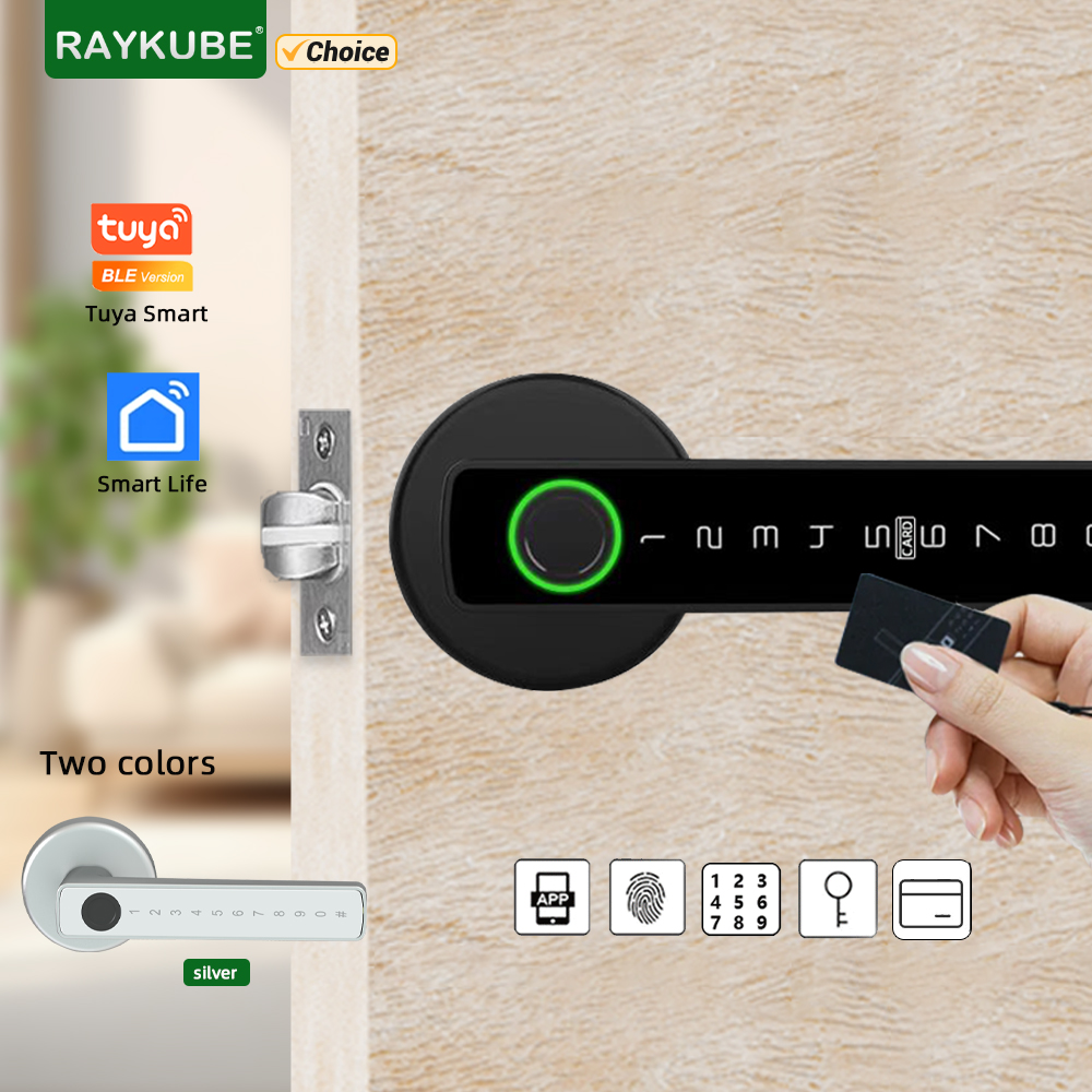 RAYKUBE M5 Tuya BLE スマート指紋ドアロッ - Smart Home Keyestudio のレビューと価格