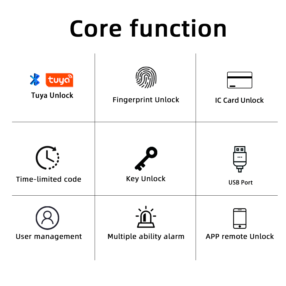RAYKUBE M5 Tuya BLE スマート指紋ドアロッ - Smart Home Keyestudio のレビューと価格