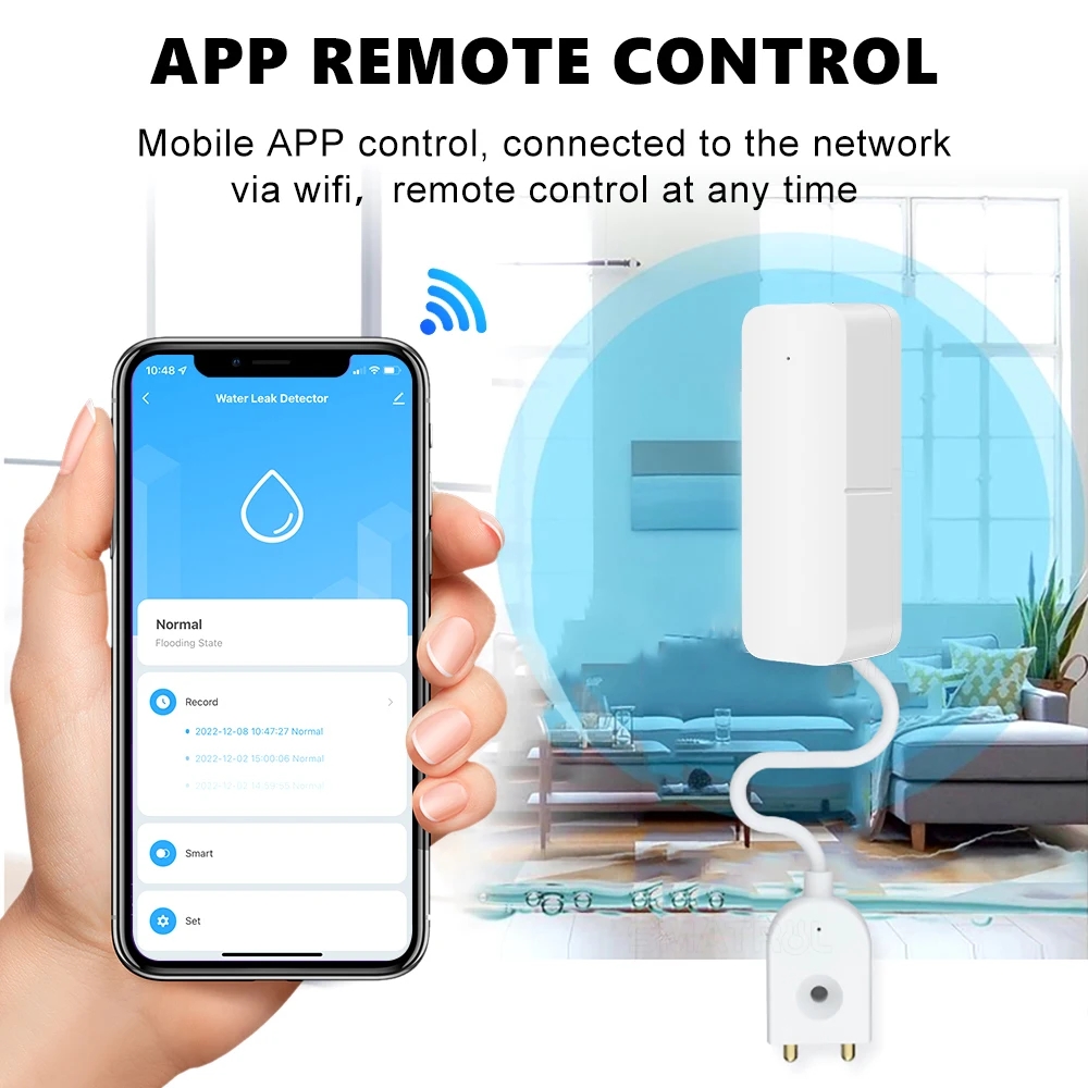 Tuya-漏水センサー,水,オーバーフローレベル,セキュリテ - Smart Home Ikea のレビューと価格