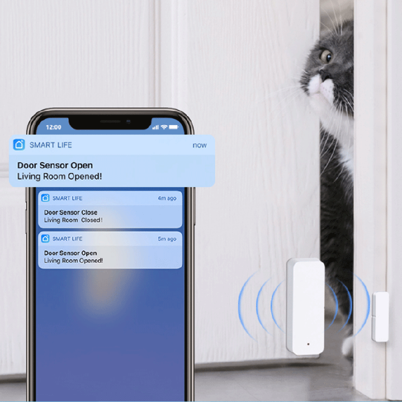 Tuya WiFi Zigbee ドア窓センサー接触センサー - Smart Home Tuya のレビューと価格