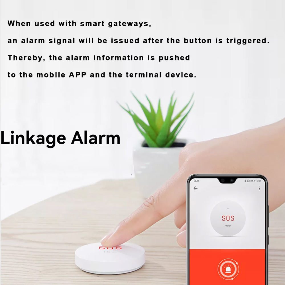 Zigbee-緊急ボタンセキュリティシステム,ワイヤレスホー - Smart Home Living のレビューと価格