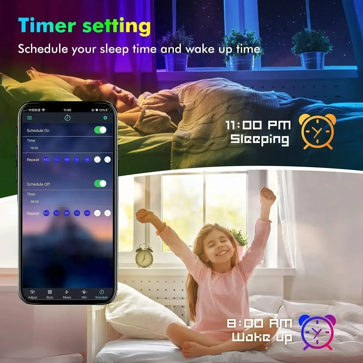 スマートRGB LEDゲーミングライトストリップ USBクリ - Smart Home Setup のレビューと価格