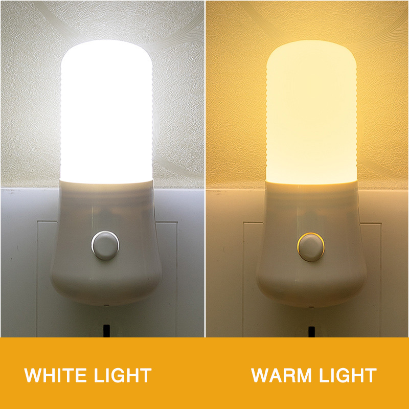 LED ナイトライトベビー授乳ベッドサイドランプライト米国プ - Smart Baby Night Light のレビューと価格