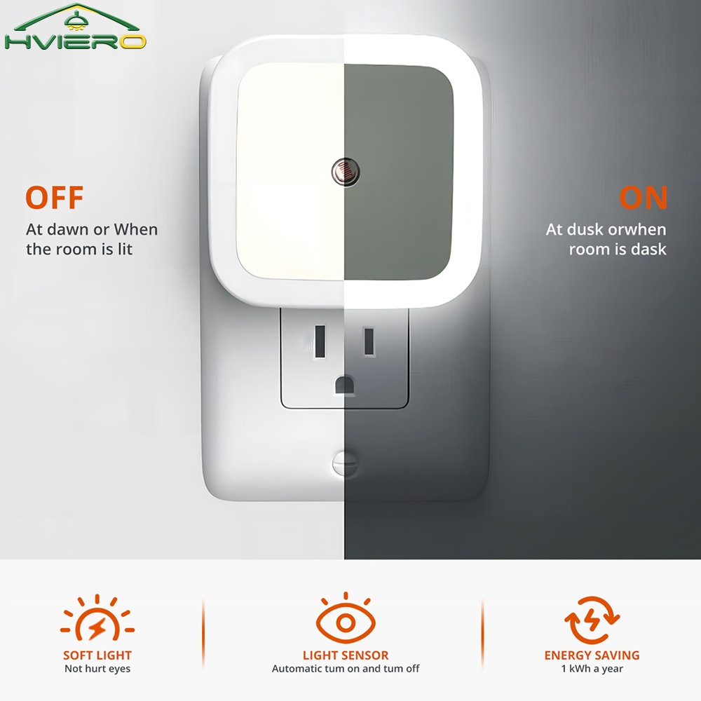 ワイヤレスセンサーLEDナイトライト EUプラグ ミニスクエ - Smart Baby Night Light のレビューと価格