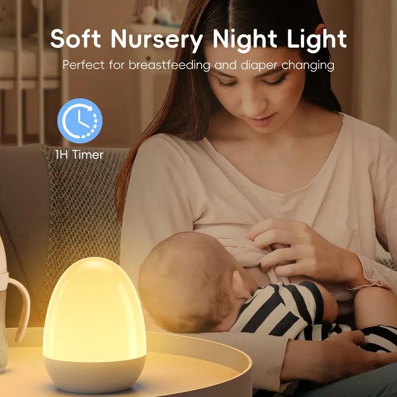 充電式のポータブルエッグナイトライト,ベビーケア用のタッチラ - Smart Baby Night Light のレビューと価格