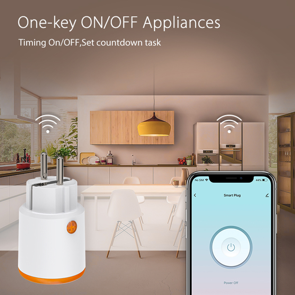 スマート Zigbee プラグソケット 3680 ワット 1 - Smart Home Setup のレビューと価格