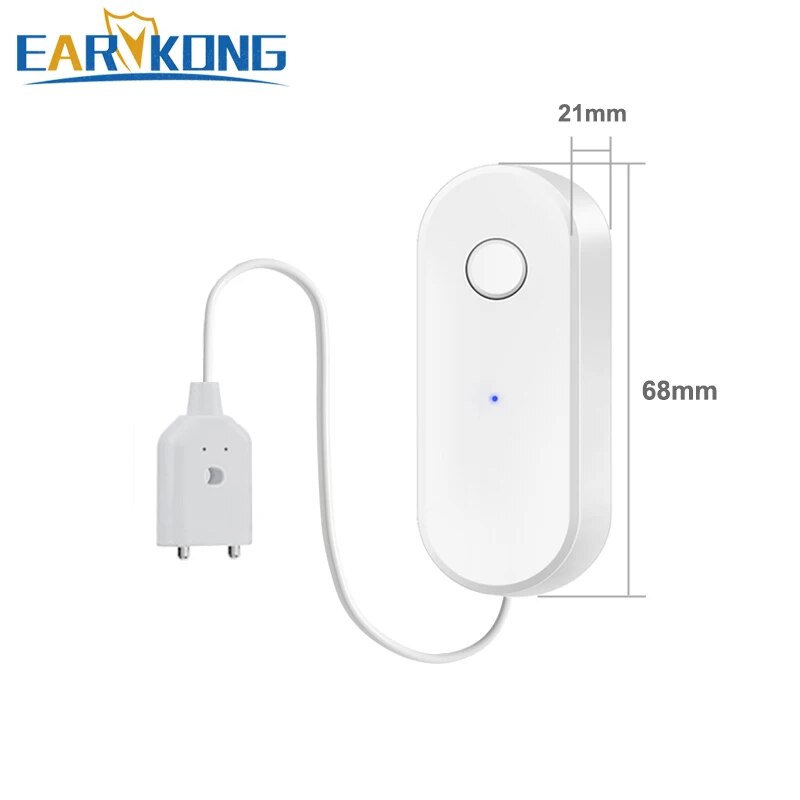 Tuya WiFi スマート水漏れセンサー液体漏れ警報オーバ - Smart Home Ikea のレビューと価格